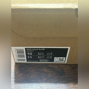 Nike calm slide. DS